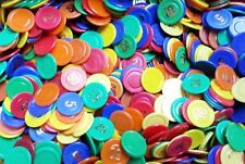 BAGS OF 60 SMALL NUMBERED POKER CHIPS / TOKENS - DRINKS VOUCHERS
