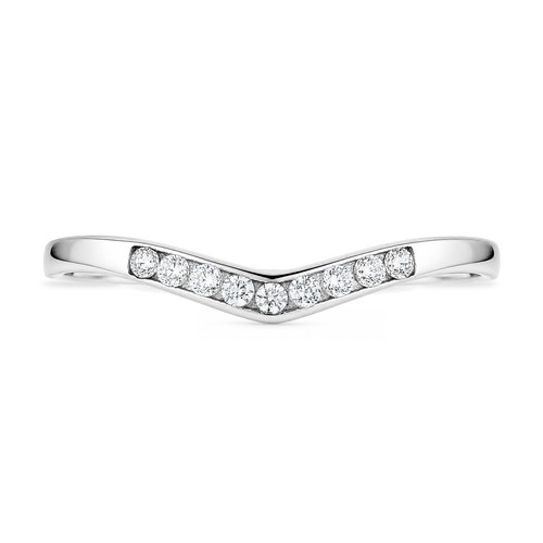 Solid 9ct white gold simulated - solid,