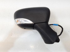 2014 RENAULT CLIO Specchietto Laterale O/S RIGHT o / S Wing Mirror 9 Wire