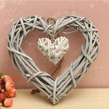 New Chic Wicker Hanging Heart