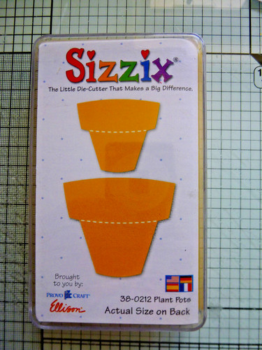 Sizzix originals yellow die - originals,