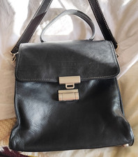 vintage black texier handbag