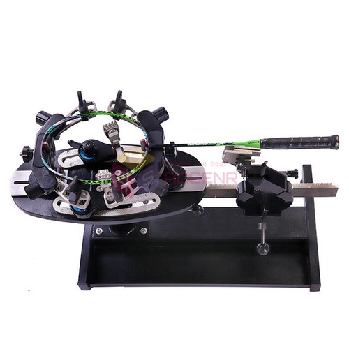 Hand cranked racket stringing - racket,
