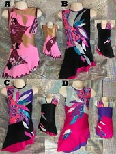 Rhythmic Gymnastics Leotard Bespoke Dance Costume One Off Twirling Skating