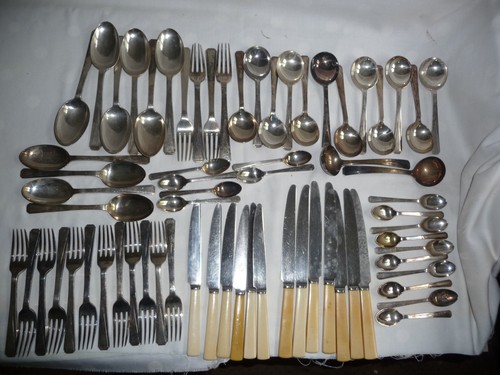 Cutlery silver plated roberts - silver,