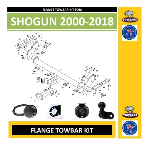 Flange towbar for mitsubishi - flange,