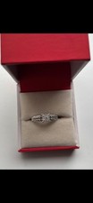 white gold diamond engagement