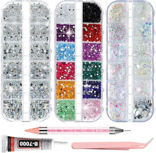 4200pcs nail rhinestones 6 - rhinestones,,