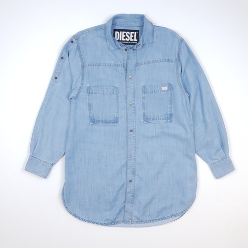 Diesel denim shirt dress - diesel, xs