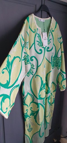 Zara printed jacquard dress - zara,