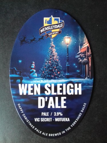 Wensleydale brewery hand pump - hand,