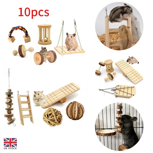 10pcs wooden hamster chew - 10pcs,