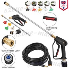 High Pressure Washer Spray Gun Jet Lance Wash & 10m Hose Kit For Stihl / Nilfisk
