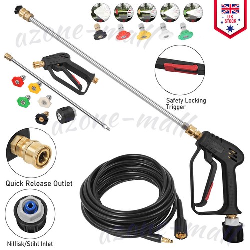 High pressure washer - washer, gun