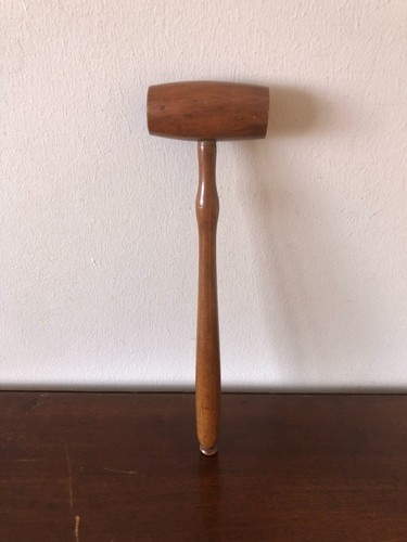 Vintage wooden gavel - wooden, gavel,