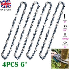 4PCS 6" Chain Saw Chain For 6