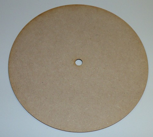 Wooden clock face 298mm - 5,