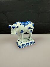 Royal Delft Small Cow / Bull Rare 4" High and 4.25" Wide