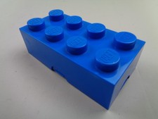 Lego 8 Stud Storage Brick Blue