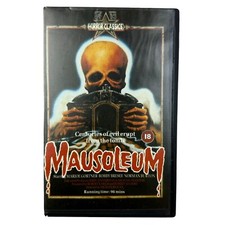 Mausoleum Video VHS Horro Film Rare Ex Rental Large Case Rare Horror Video