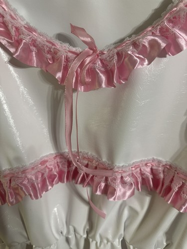 White leather look - ,