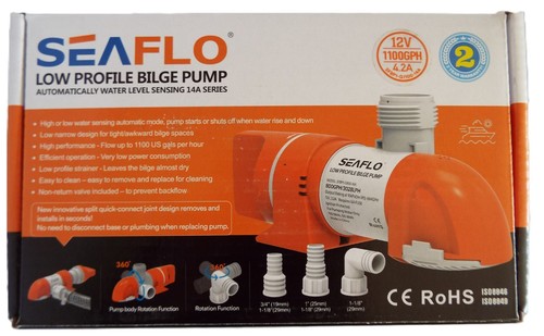 12v seaflo 1100gph auto bilge - 12v,