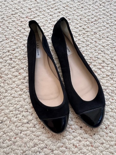 Bennett black suede ballet - lk,