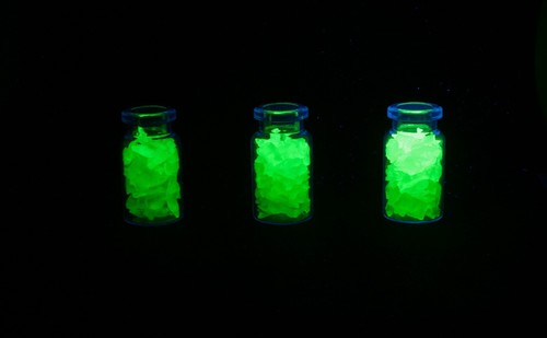 Display bottle of uranium - display,
