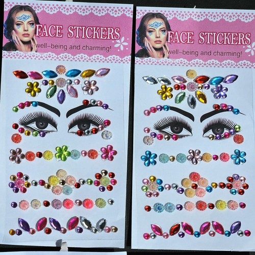 Small sheets face gems - 2x,