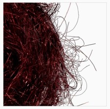 Xmas Dark Red Metallic Angel