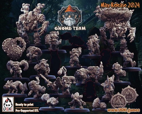 Gnome team - gnome, (steampunk