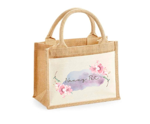 Personalised jute bag - personalised,