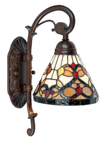 Tiffany style wall light - wall,