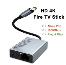 Amazon Fire Stick Ethernet Adapter 4k 1000MB