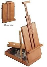 MABEF M24 Sketch Box Table Easel Oiled Beechwood