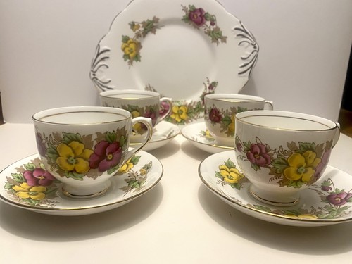 Vintage fine bone - bone, tea