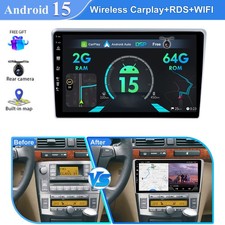 64GB For Toyota Avensis T25 T250 2003-2008 Android 15 Stereo Carplay GPS Sat Nav