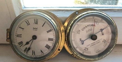 Sestrel clock barometer by - sestrel, &
