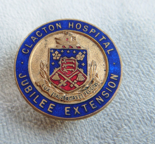 Clacton hospital enamel badge