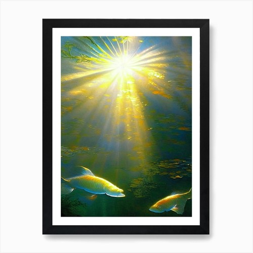 Tancho koi fish - tancho, monet