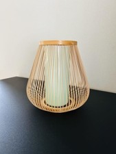Japanese Bamboo Basket Flower Vase Ikebana Hanaire Hanakago D-0211
