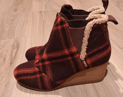 Toms kelsey wedge bootie - wedge,