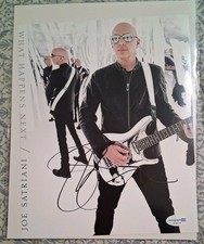 JOE SATRIANI SIGNED 8x10 PHOTO