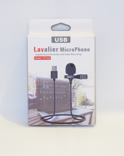 Usb lavalier microphone clip - lavalier,