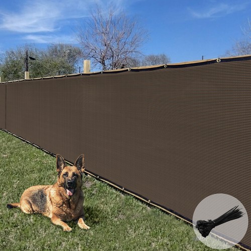 Brown 8ft privacy fence - 8ft, screen