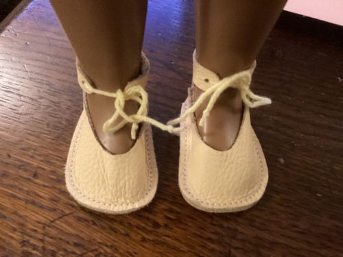 Sasha doll cream - cream, leather