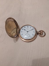 SUPERB WALTHAM ANTIQUE 10 CARAT GOLD   CASED 