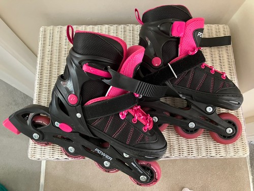 Pink black inline - black, skates