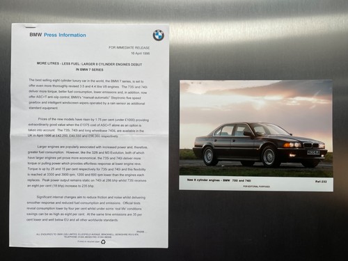 Original bmw 735i 740i 8 - &,