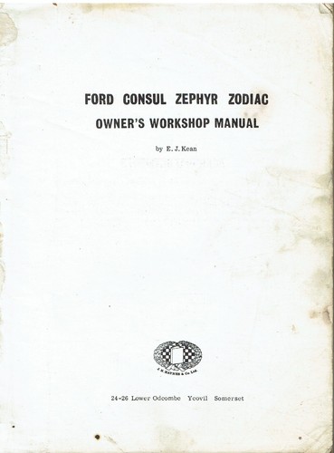 Ford consul zephyr zodiac mk1 - ford,